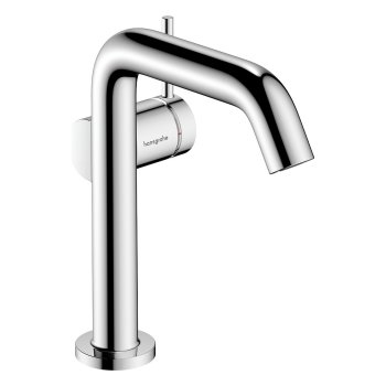 Смеситель для раковины Hansgrohe Tecturis S, CoolStart, с донным клапаном push-open, хром